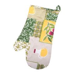 Рукавичка-прихватка "Радушная хозяйка" бязь, Греческие каникулы 30х17 Традиция