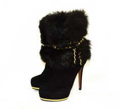 Полусапоги женские GIANNI MARRA 1357 черные 37 RU