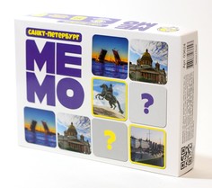 Игра настольная Мемо. Санкт-Петербург (50 карточек) Десятое королевство 03624