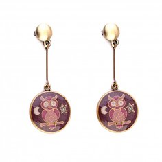 Серьги из бижутерного сплава/бронзы с эмалью Clara Bijoux A35533.13.TC V