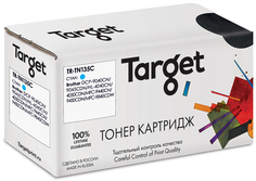 Картридж для лазерного принтера Target TN135C, голубой, совместимый