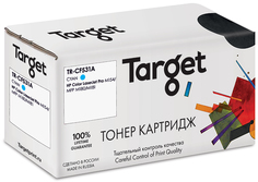 Картридж для лазерного принтера Target CF531A, голубой, совместимый