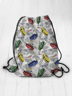 Мешок для сменной обуви sfer.tex Машины серый 1847810