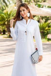 Туника женская Indiano Natural 1234-1c белая L