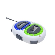 Головоломка wellywell 2 в 1 Puzzle Rotating Magic Bean Cube IQ Ball белая