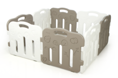 Детский манеж iFam Forest серый Мокко/белый