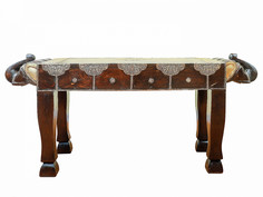 Садовая скамейка Восточная лавка Слон 883155 коричневый