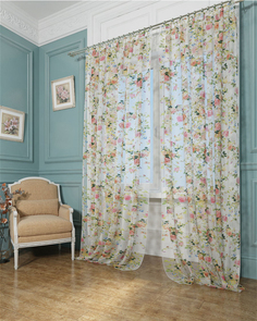 Фототюль Сирень srn170709 разноцветный 145х260