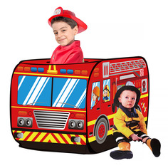 Игровая палатка Pituso Пожарный фургон + 50 шаров