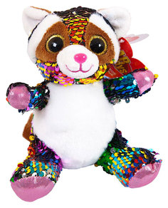 Енот с пайетками 15см игрушка мягкая A Btoys