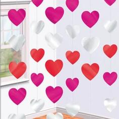 Вертикальная гирлянда Amskan Сердца