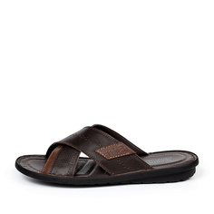 Шлепанцы мужские quattrocomforto 7015451184 коричневые 41 RU