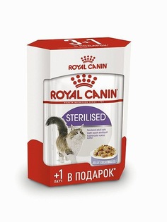 Влажный корм для стерилизованных кошек ROYAL CANIN STERILISED, курица, 4шт, 340г
