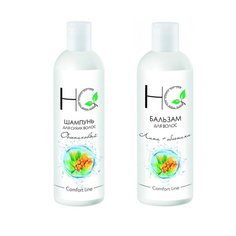 Набор для сухих волос Облепиховый шампунь 250 мл + бальзам 250 мл, Halal’ Cosmetics