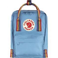 Рюкзак женский Fjallraven Kanken Rainbow Mini Air Blue-Rainbow Pattern