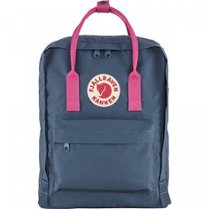 Рюкзак женский Fjallraven Kanken Royal Blue-Flamingo Pink