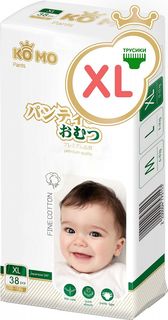 Трусики-подгузники Ko Mo XL (13-17 кг) 38 шт.