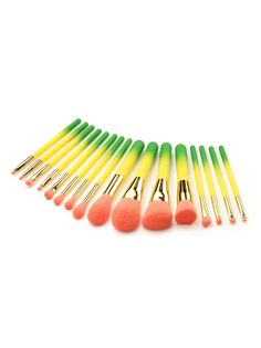 Набор кистей для макияжа Docolor Pineapple 13 шт do-p1610