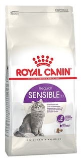 Сухой корм для кошек ROYAL CANIN Sensible с чувствительным пищеварением, курица, 1.2кг