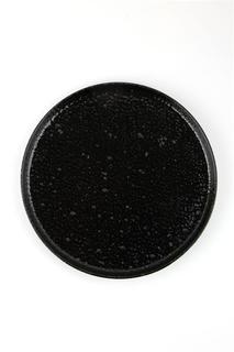 Тарелка обеденная с ветикальным бортом Porland BLACK MOSS POR0111, 21 СМ