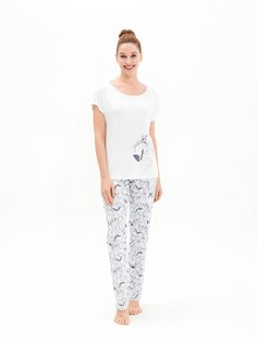 Пижама женская BlackSpade BS50515 белая XXL