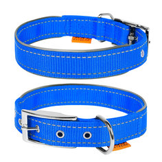 Ошейник для собак Collar DOG EXTREMЕ повседневный, нейлон, синий, обхват шеи 27-35 см