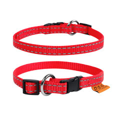 Ошейник для собак Collar DOG EXTREMЕ повседневный, нейлон, красный, обхват шеи 23-35 см