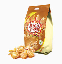 Снек Эссен Crashbash со вкусом арахиса и карамели 150 г Essence