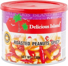 Арахис Лента Delicious Island жареный очищенный с острой паприкой 150 г