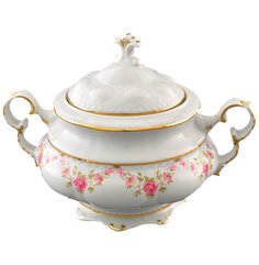 Сахарница 150 мл с ручками Leander "Соната Розовый цветок" 159172