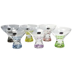 Креманки мартинки 330 мл 6 шт Crystalex CZ s.r.o. "Самба Ассорти" 021801