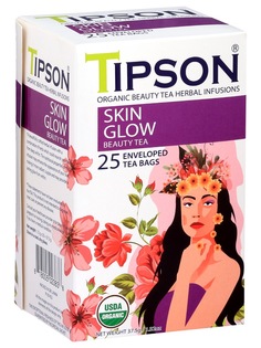 Чай зеленый Tipson Beauty Tea "SKIN GLOW", 25 саше