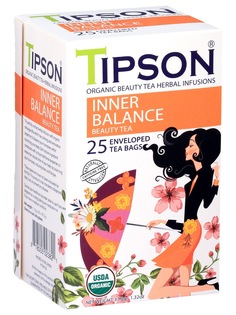 Чай зеленый Tipson Beauty Tea "INNER BALANCE", 25 саше