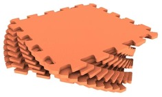 Мягкий пол ECO COVER разноцветный 33*33см, 1м2, 33МП оранжевый