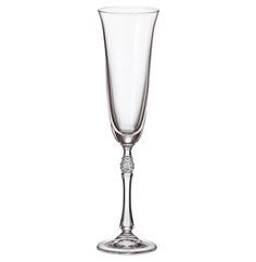 Бокалы для шампанского 190 мл 6 шт Crystalite Bohemia "Проксима Без декора" 116852