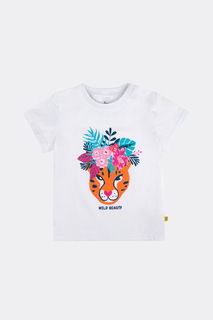 Базовая футболка с принтом Bossa Nova Белый 98 261Л21-151