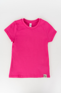 Базовая хлопковая футболка Bossa Nova Розовый 110 440В-167ж_2шт