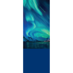 Бандана-труба с флисом Терра Северное сияние / Aurora Borealis синяя Terra