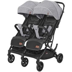 Коляска для двойни прогулочная Carrello CRL-5506 Presto Duo Pitch Grey