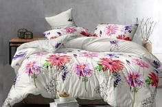 Постельное белье "LUXOR" из поплина 1231 А/В 2 спальное евро простыня Бояртекс