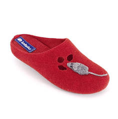 Домашние тапочки женские Inblu RO-3G красные 36 RU