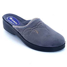 Домашние тапочки женские Inblu LU-5V серые 37 RU