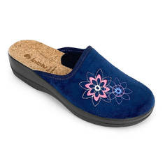 Домашние тапочки женские Inblu ES-7BX синие 38 RU