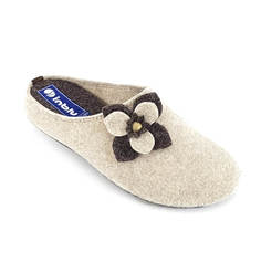 Домашние тапочки женские Inblu RO05FD26 бежевые 35 RU