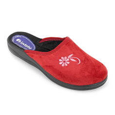 Домашние тапочки женские Inblu CA-8B бордовые 37 RU