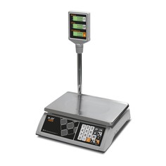 Весы торговые настольные M-ER 327 ACP-32.5 "Ceed" LCD Белые Mertech