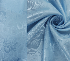 Штора, Amore Mio, L502-17, 1,45х2,7х1м, голубой