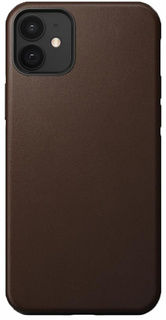 Чехол-накладка Nomad Rugged Leather Case (NM21ER0R00) для iPhone 12 (Rustic Brown Leather)