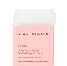 Ежедневные прокладки Grace & Green органические ультратонкие 1 капля 24 шт
