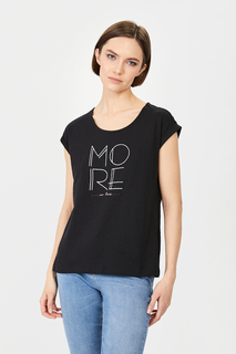 Футболка женская BLUE SEVEN blue 7 105580 черная XL